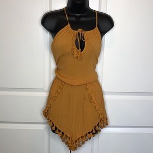 Yellow Romper/Cover Up
